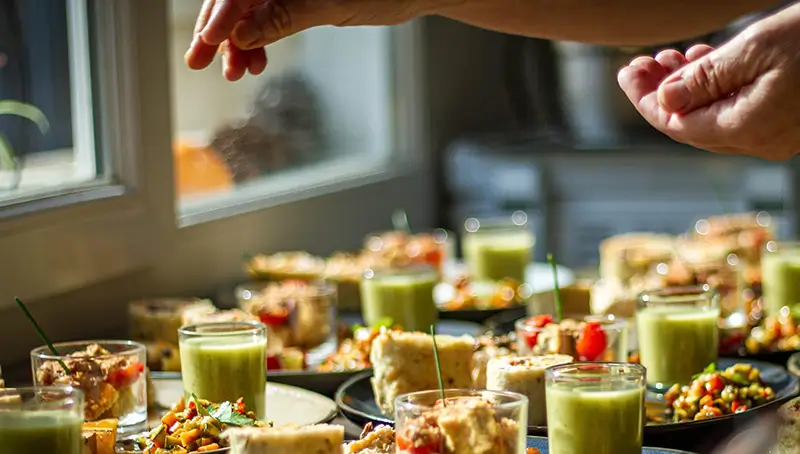 menu mariage vegan atelier veg'eat