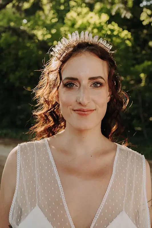 mariée d'été pique nique