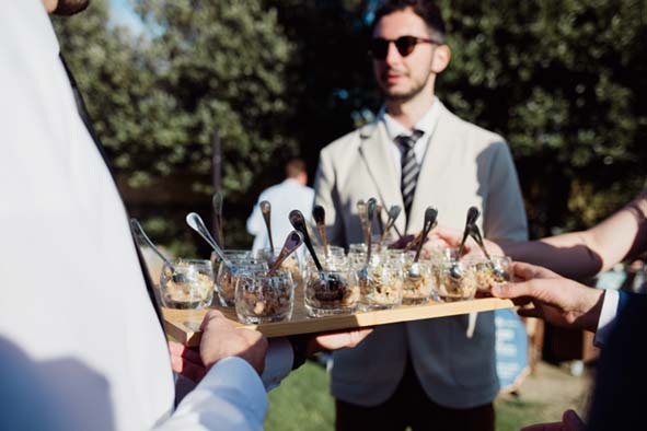 Vin d'honneur végétarien mariage